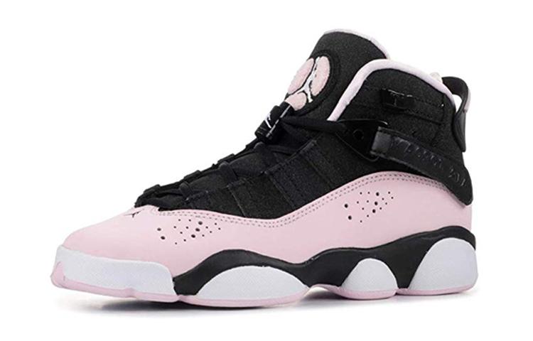 Jordan 6 Rings Black Pink Foam GS 323399-006