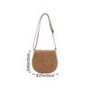 Women Beach Shoulder Purse All-Match Handbag Small Straw Crossbody Bag With Tassel Weave Clutch Bag Solid Color Bag