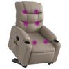 VidaXL Electric Massage Recliner, Relaxation Chair with Adjustable Backrest and Footrest, Salon Seat 3206626