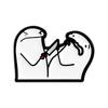 Flork Meme Verspielter Kampf Emaille-Anstecker Minimalistische Wut Wütende Anstecknadeln Revers Rucksack Abzeichen Schmuck Zubehör Geschenke Für Freunde