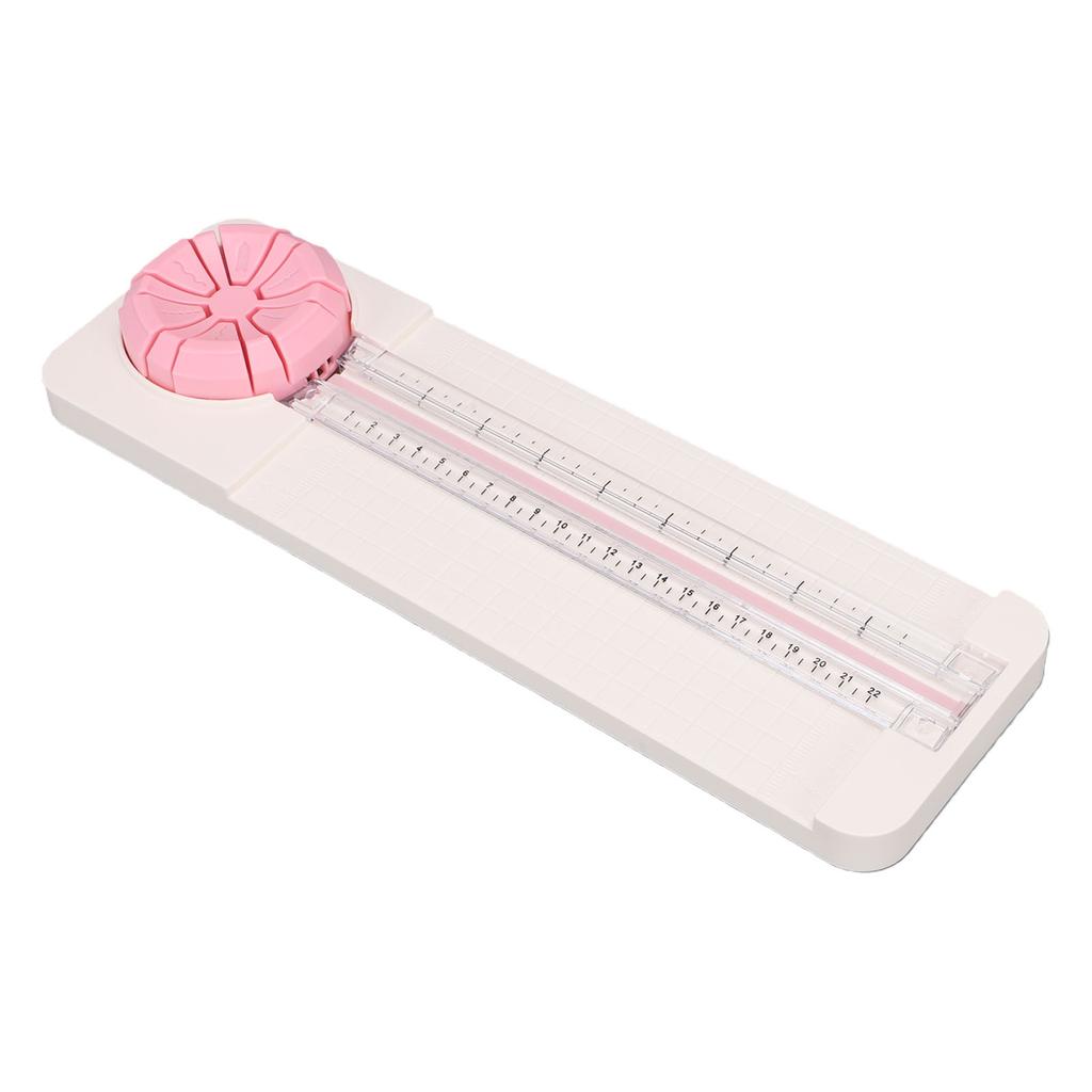 6 in 1 Paper Cutter Straight Dotted Curved Creased Deckle Wavy Line Cutting Versatile Trimmer for 22cm Wide 220gsm