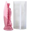 A60Z1 PCS Virgin Mary Candle Mold For Wax Candle Craft Angel Shaped Molds Used For Diymay