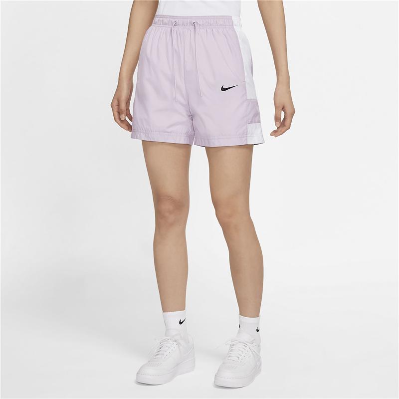 Nike Breathable Woven Sports Shorts Women Shorts Light-Purple CZ9742-576