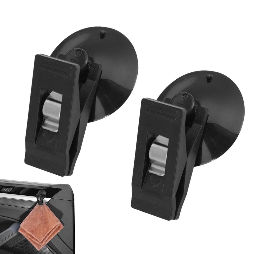 Pommyyn Car Suction Cup Sign Holder | 2 Pcs Vehicle Multipurpose Decorative Removable, Reusable