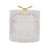Glass Storage Jar Canister with Lid Round for Wedding , L