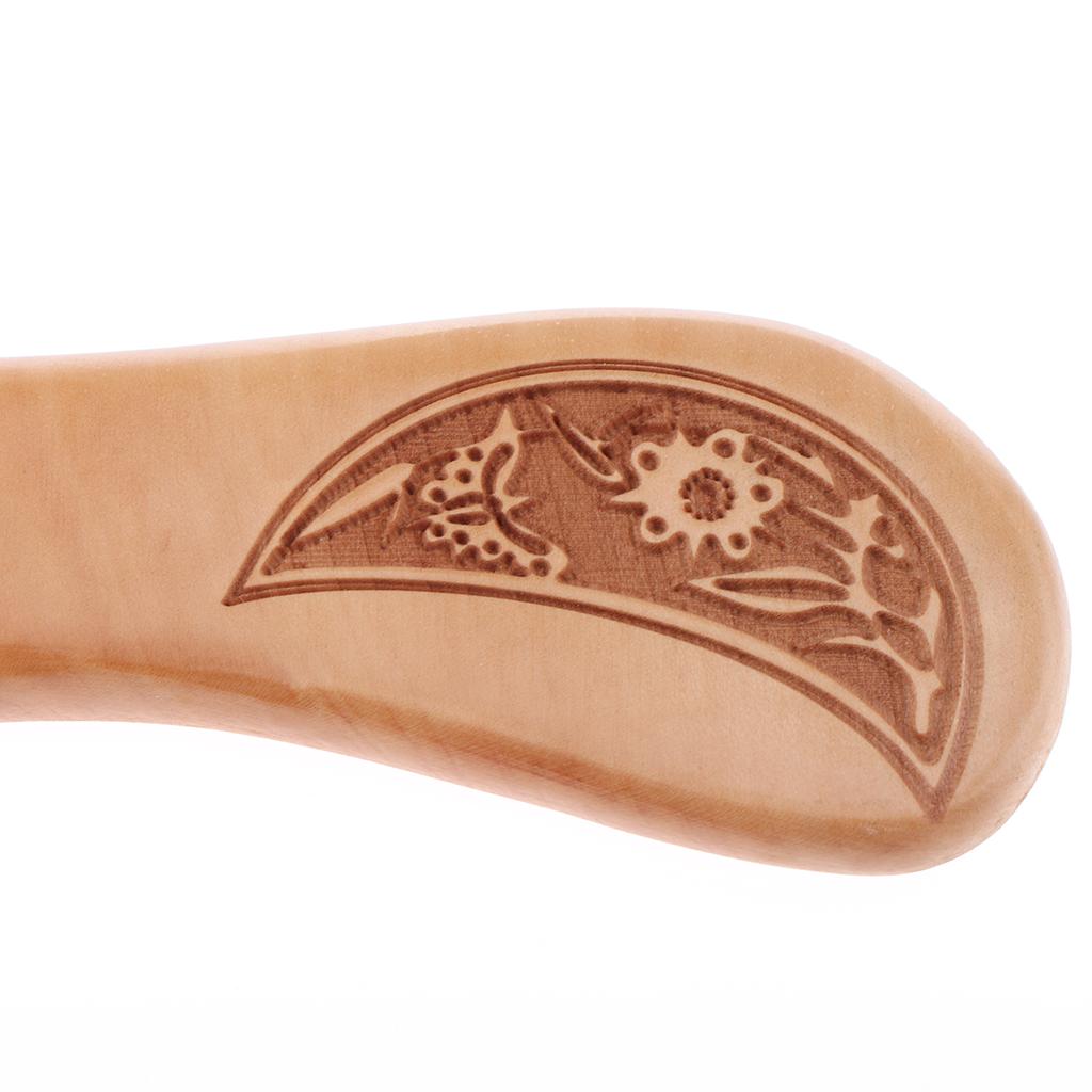 Handmade Mahogany Comb Anti Static Wooden Hair Brush Fine Tooth for Family and Travel