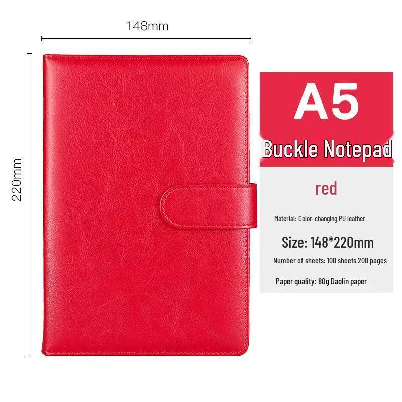 

A5 Retro Magnetic Buckle Minimalist Notebook Set with Custom Logo Gift Box. A5