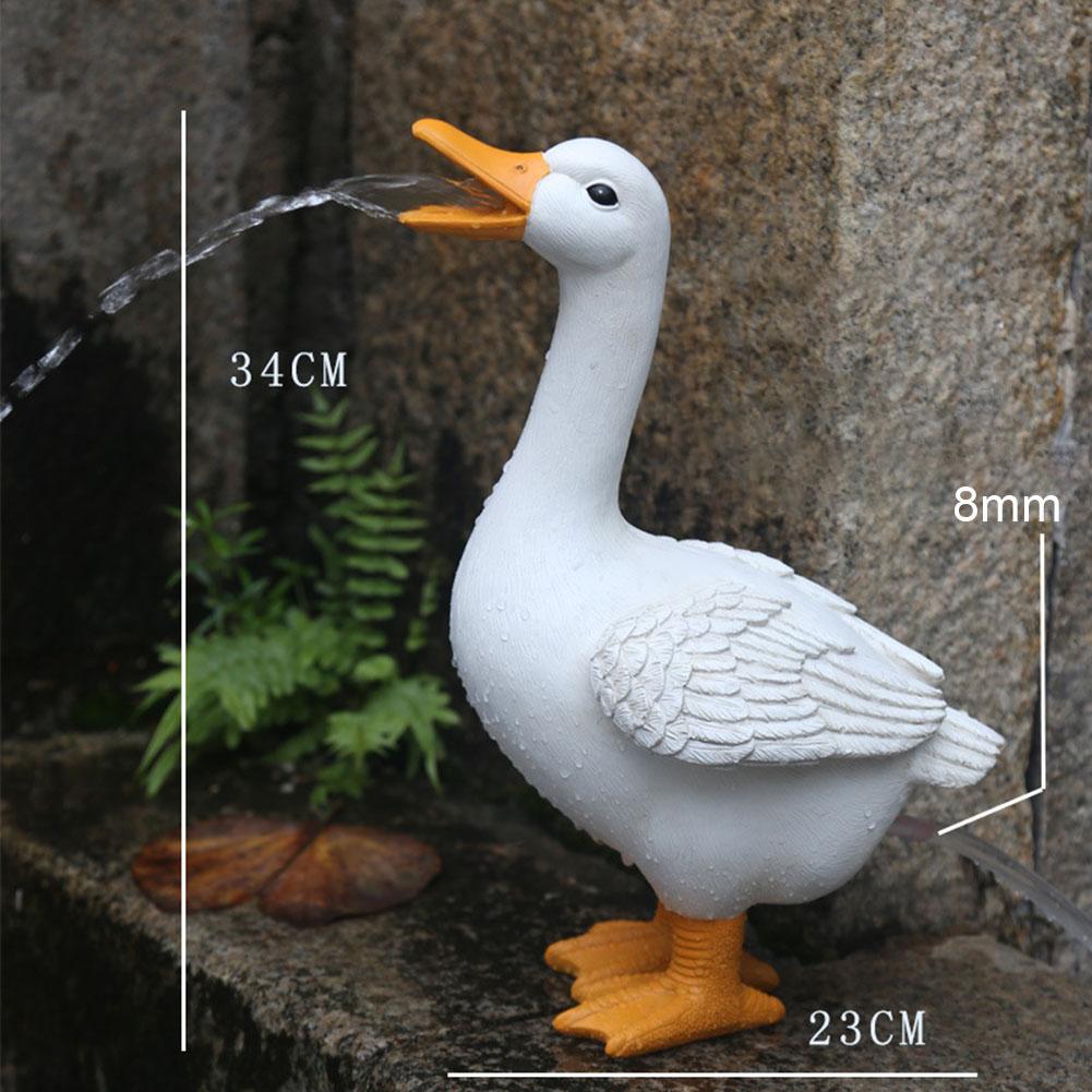 Fountain Decor Garden Duck Statue Garden Decoration Outdoor Garden Statue Versatile Outdoor Decoration For Garden Use