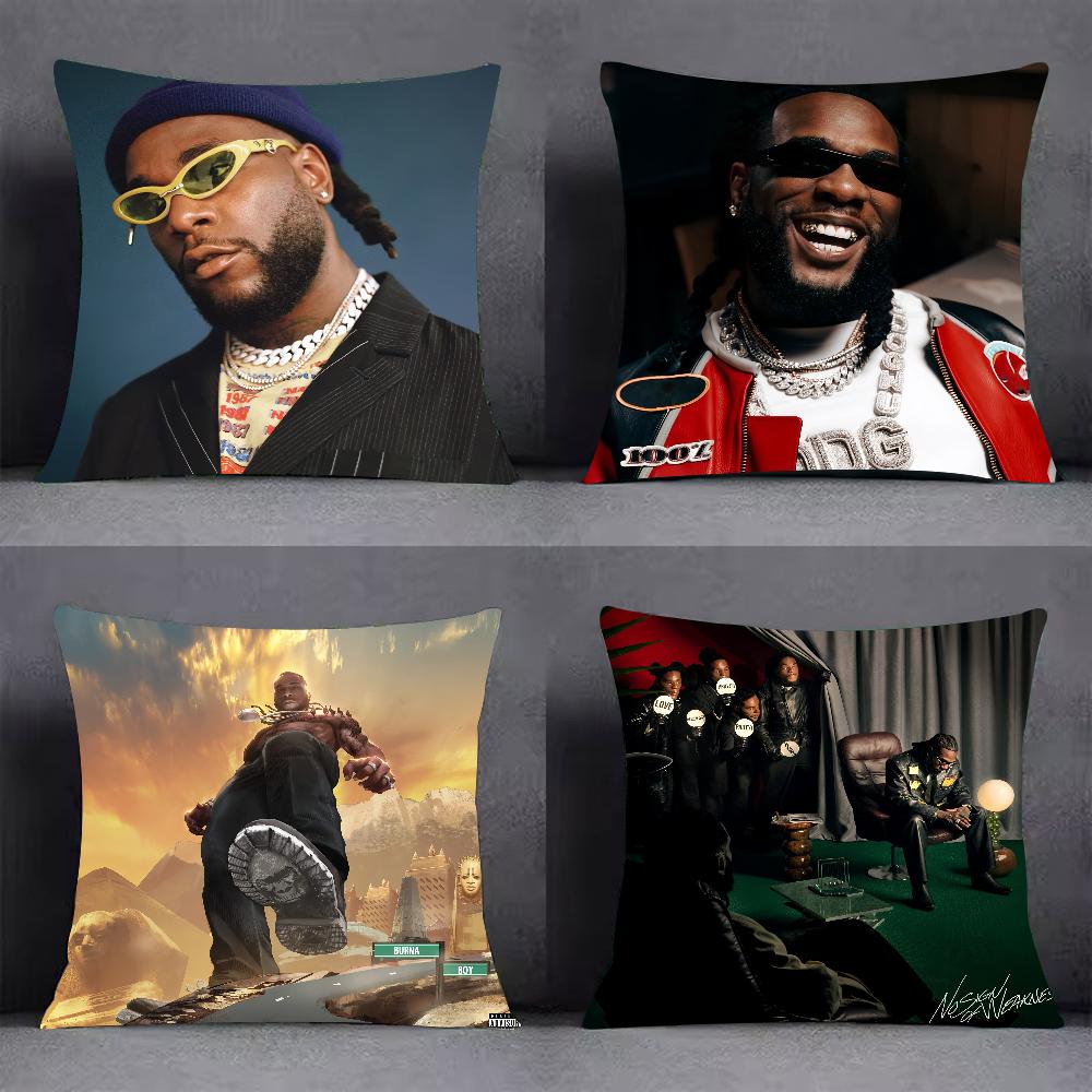 B-Burna Boy I Told Them Pillow Case Cover Square Sofa with for pattern comfortable cushionsuitable of room