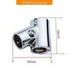 316 Stainless Steel 90° Open Body Pipe Clamp Tee, Marine Yacht Hardware, Mirror Polished