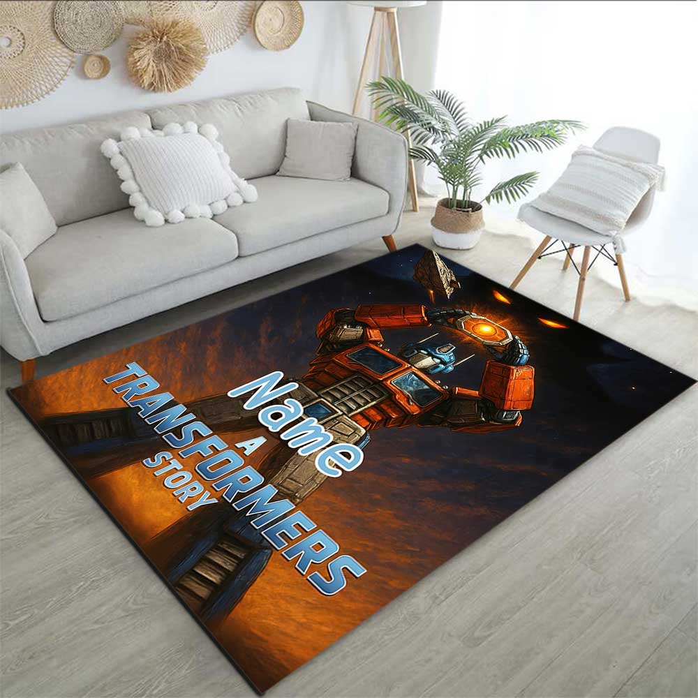 Transformers Fans (26) Customize your name rug, office chair cushion, home bedroom living room gift.