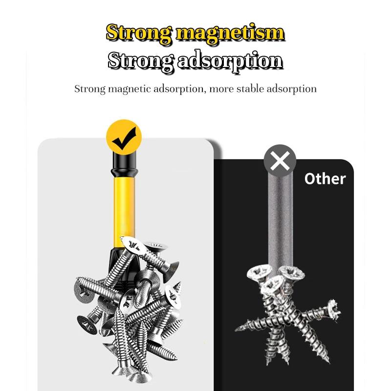 Anti-Slip and Shock-Proof Bits Screwdriver Bits High Hardness Strong Magnetic 25/50/65/70/90/150mm Ph2 Screwdriver Set