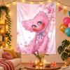 Polyester Wall Tapestry with Kissy Missy Design, Decorative Hanging for Bedroom Living Room Dorm