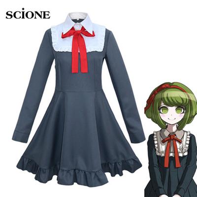 Cosplay Costume Danganronpa Another Episode: Ultra Monaca Towa Cosplay Costume School Uniform Girl Dress Halloween Skirt