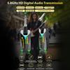 Btuty Wireless Guitar System 5.8GHz Low Latency 50m Transmission Studio Live Performance Black