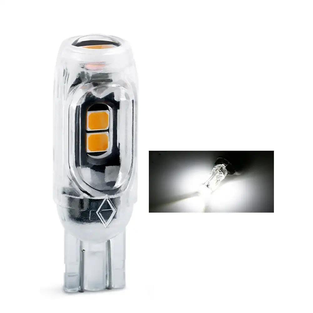 2/4pcs T10 3030 W5W Bulbs 12V Auto Brake Turn Signal Lights Car Clearance lights with Waterproof & Heat Resistant
