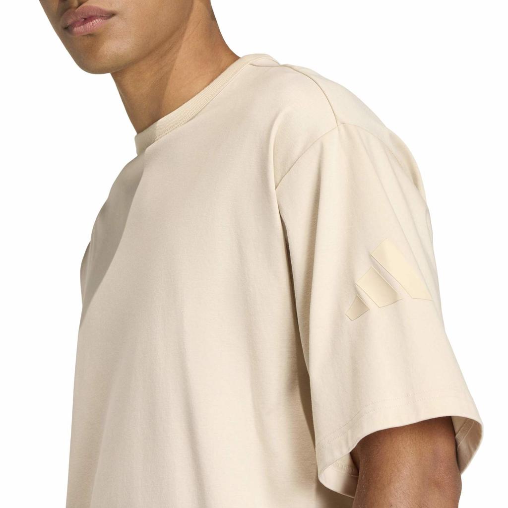 Men's T-shirt adidas SOFT LUX beige KE5899 size M