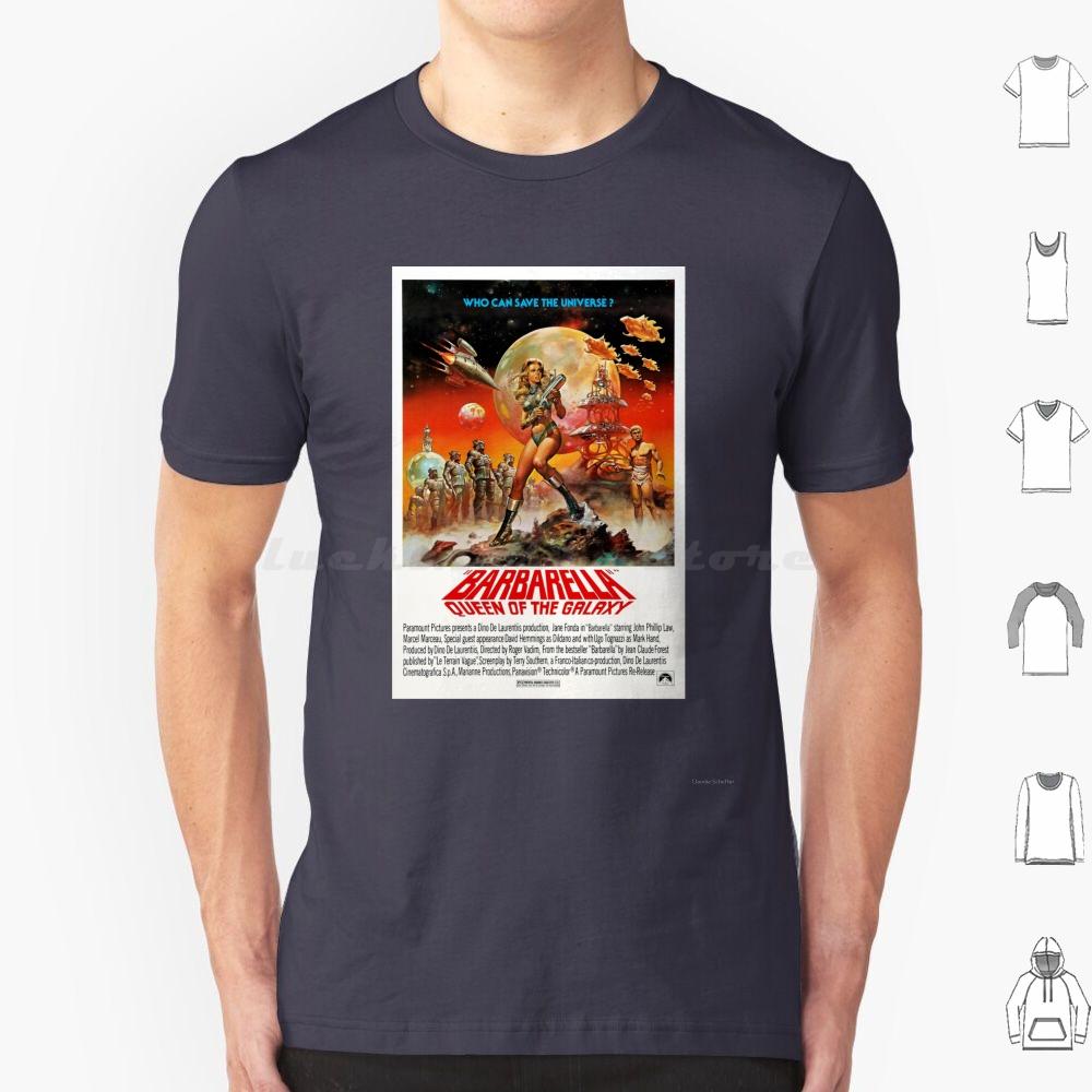 Barbarella  Queen Of The Galaxy T Shirt Men Women Kids 6xl Barbarella Camp Sci Fi Retro Cinema Movie Film Classic Colourful