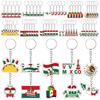 60 Pcs Mexican Independence Day Acrylic Keychains Viva Mexico Keychain Independence Day Gifts Mexican Fiesta Favors Acrylic Keyc