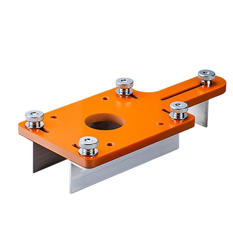 Wood Router Slotting Locator Accurate Slotted Base Slotting Machine Bracket Handheld Edge Trimmer Milling Curve Cutting Tool