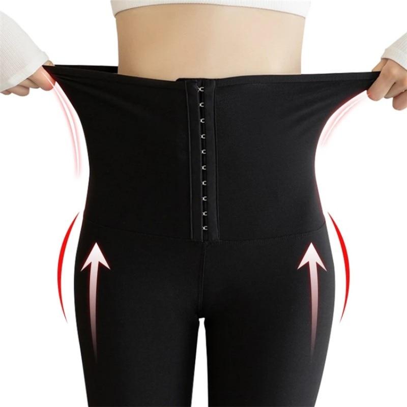 Women Sport Fitness Leggings High Waist Yoga Sauna Beam Body Abdomen Hips Sweat Pants