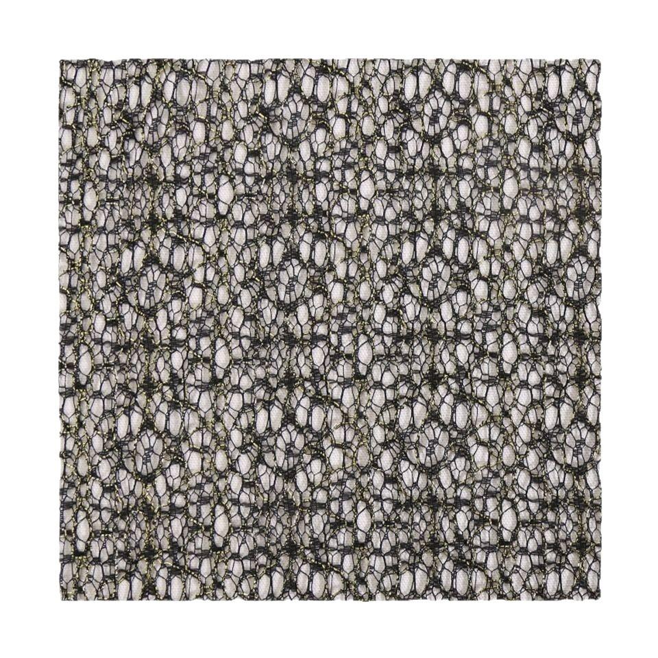 Gold Thread Irregular Weave Large Mesh Coarse Fabric for Toys, Shoes, Hats & Formal Wear