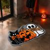 Decorative Gothic Home Decor Halloween Bath Mat Non-Slip Fluffy Ghost Rug Pumpkin Absorbent Thickened Cashmere-like Rug Bathroom Washable