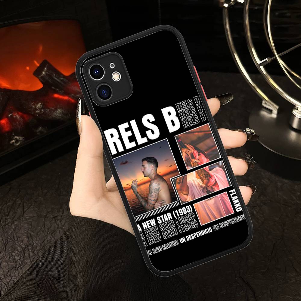 Singer R-Rels B Albums Phone Case For iPhone 16e 16 15 14 13 12 11 Pro Max X XS MAX Plus Spuerstar Matte Cover
