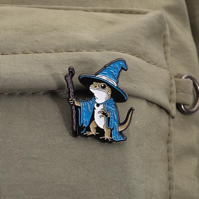 Cartoon Animal Metal Brooch, Cute And Playful Design Collar Pin, Versatile Clothing Decoration Badge, Personalized Accessory