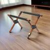 Soporte de cubo de hielo de aluminio ajustable para camping al aire libre - Estante enfriador plegable y conveniente