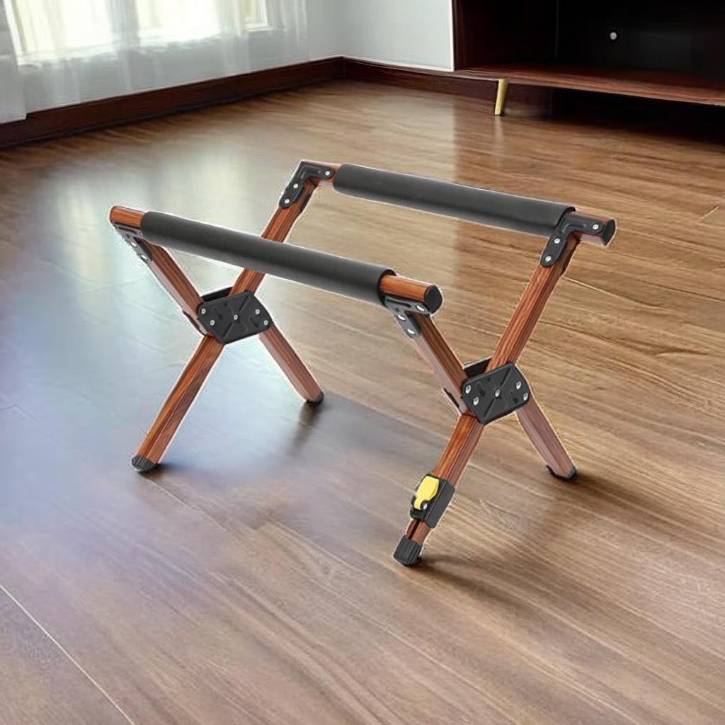 Soporte de cubo de hielo de aluminio ajustable para camping al aire libre - Estante enfriador plegable y conveniente