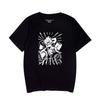 Women Men's T-shirts ONE PIECE Cartoon Printed O-Neck Oversized Short Sleeves Fashion Mens Clothing Streetwear