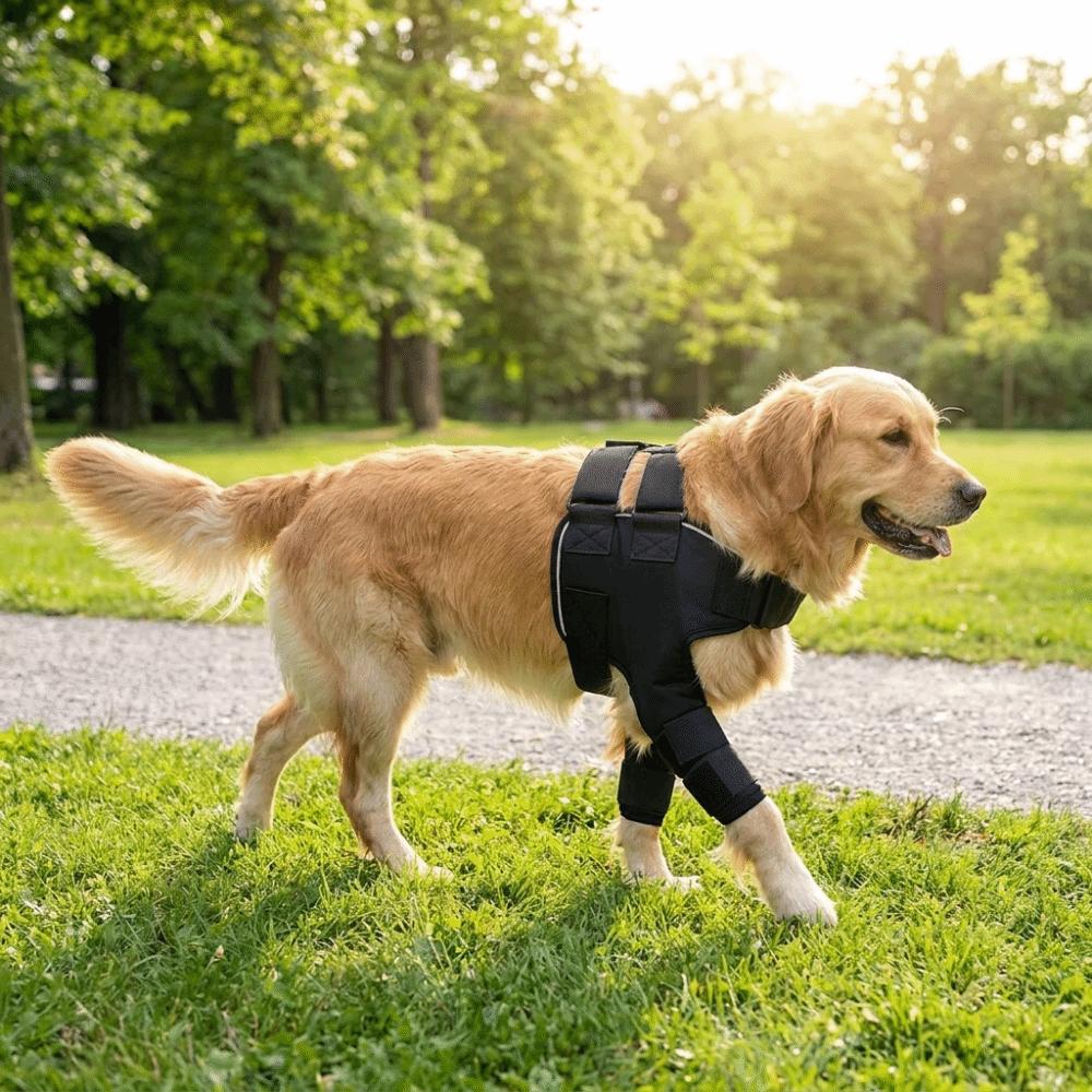Breathable Dog Shoulder Brace Adjustable Dog Joint Protection Sleeve Joint Support Wrap  Walking