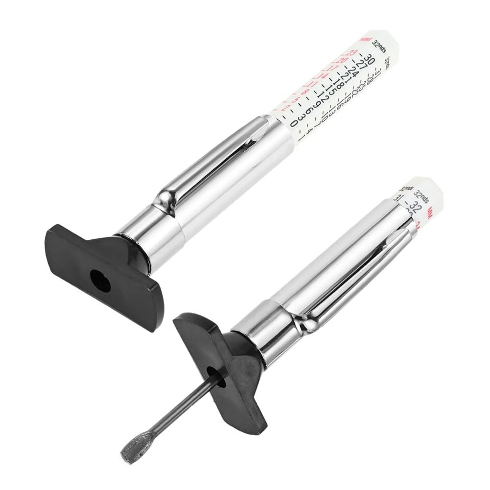Car Tyre Tire Tread Depth Gauge Meter Auto Tire Wear Detection Measuring Pen Pen Color Coded Digital Caliper Monitoring System