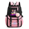 Anime K-Pop Demon Hunters Printed Backpack Schoolbag for Teenager Student Girl Boy Bookbag Large Capacity Waterproof Travel Bag Gift Rucksak