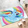 Rainbow Dash Polyester Carpet, Soft Indoor Mat for Office Chair, Living Room, Computer Desk - Decorative Home Office Rug Design