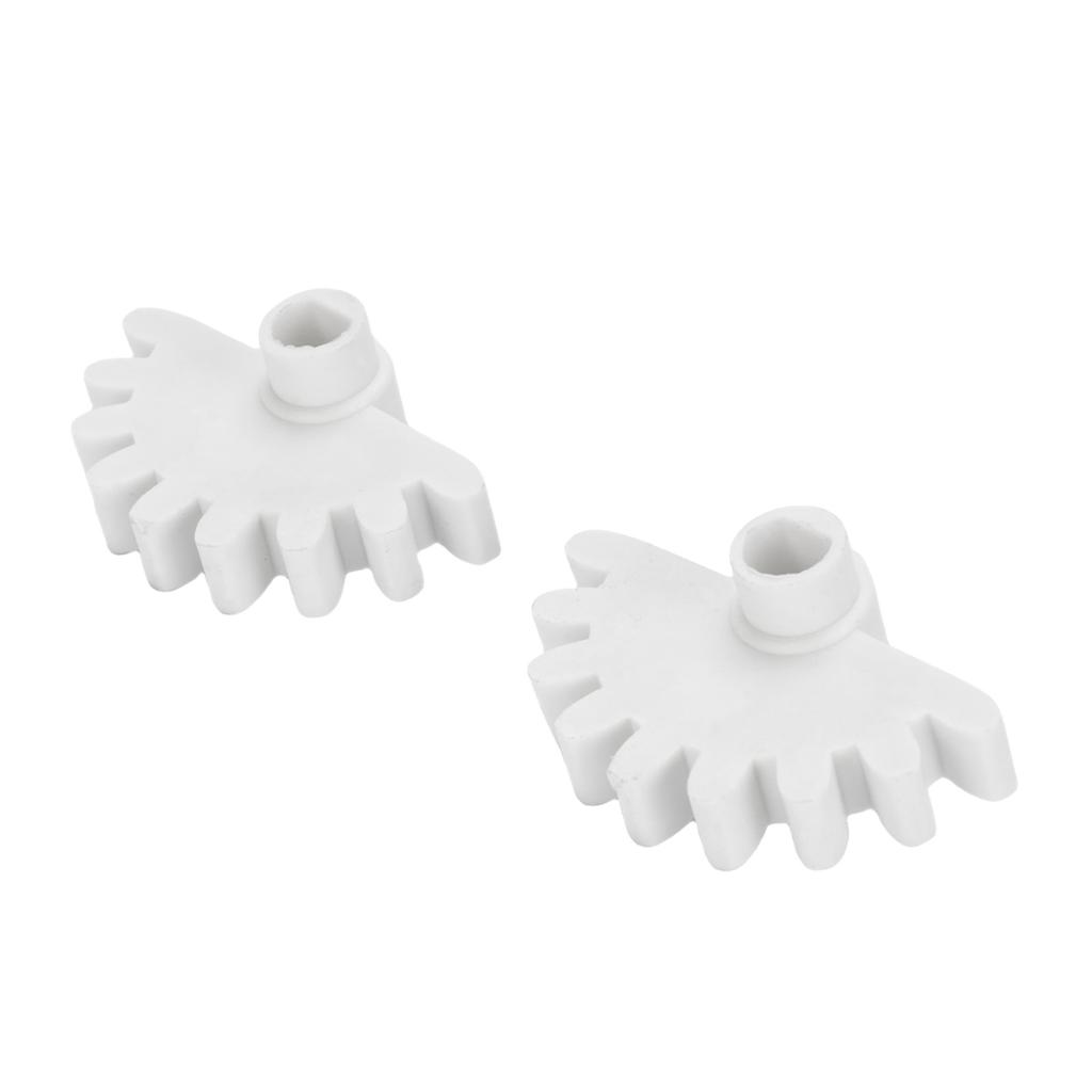 2 Pcs Mini Split AC Grille Gear Reinforced Part 9319292014 Air Conditioner Heater Grille Gear Reinforced Part White