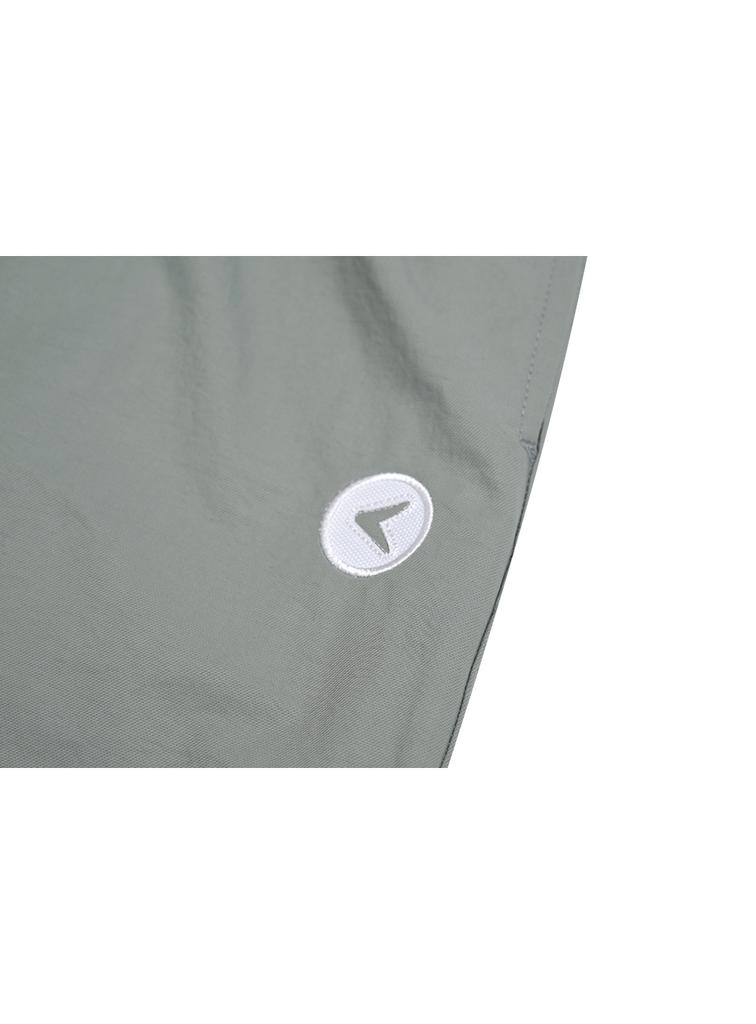 INTEREST Back Slit Windbreaker Skirt_Frosty Green