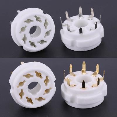 1Pcs 8Pin K8A Valve Base PCB Mount  for EL34 KT88 6V6 6SL7 5AR4 6L6 6V6 6CA7 Vintage Audio Amplifier