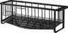 Yamazaki Slim Draining Wire Tower Water Sink Top Draining Rack with Cutlery 10702 Basket, Black, W57.6×D18.8×H18.6cm, Series, Drainage, Pocket,