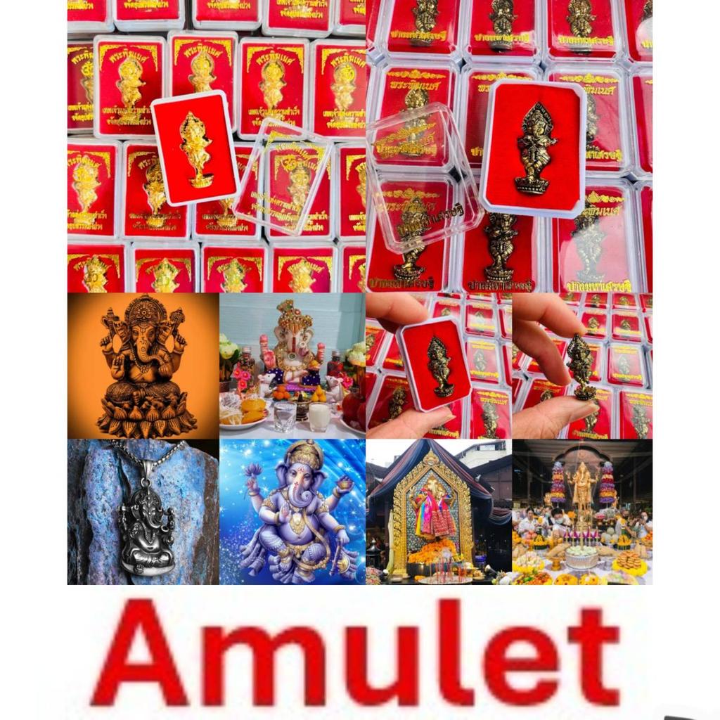 Hinduizm Ganesha Bóg z Głową Słonia Bogaty Statua Czerwone Pudełko z Aksamitu Potężny Amulet Sukcesu Błogosławieństwa Biżuteria Vintage Prezenty Chroni Zdrowie Szczęśliwy