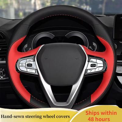 Car Accessory Car Steering Wheel Cover For BMW G20 G21 G30 G31 G32 X3 X5 G05 X7 G07 G01 X4 G02 Z4 G29 DIY Steering Wheel Braid