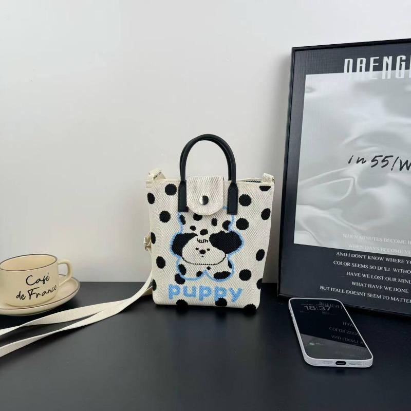 

New knitted mobile phone bag, high-end handbag, women s messenger bag, adjustable versatile, convenient and large-capacity bag