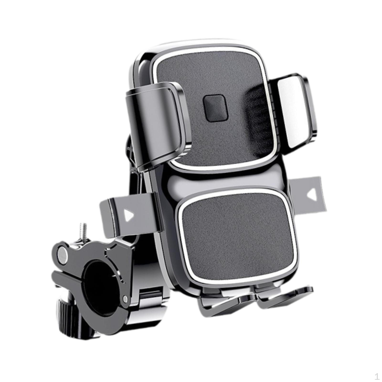 Bicycle Phone Holder Accessories Windproof Shockproof Protector Rotatable Mount Handlebar