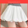 Floral Pattern Plus Size Short Skirt With Pleated Design For Summer Casual Wear