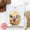 Custom 90s Pet Photo T-Shirt, Personalized Dog Cat Tee