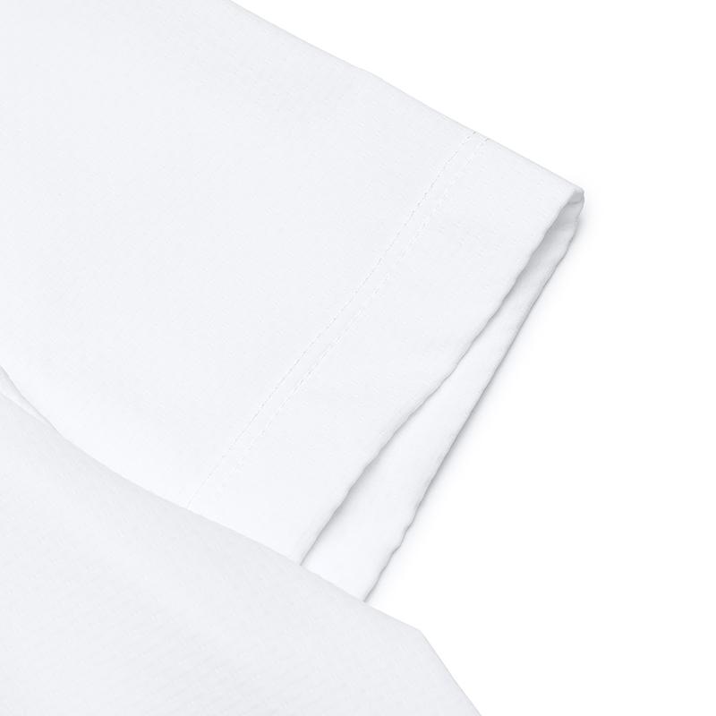 FILA Golf Series Solid Color Simple Versatile Knitted Short Sleeve Polo Shirt Men tops Jade-White A11M525103F-WT