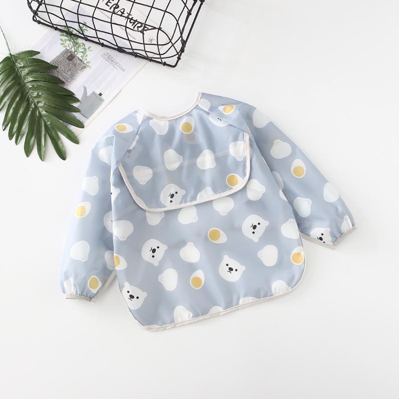Umbrella Toddler Waterproof Long Sleeve Bib Smock