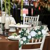 Chair Backrest PEW Floral Flowers Artificial Floral Swag for