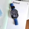 Magnetic Buckle Breathable Braided Nylon Watch Band Replacement Strap Compatible with Apple Watch Series1–11/SE/Ultra 38 40 41 42 44 45 46 49mm